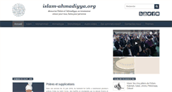 Desktop Screenshot of islam-ahmadiyya.org